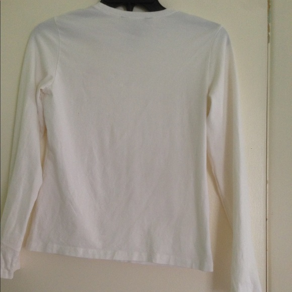Youth XL White Long Sleeve Ralph Lauren Shirt - Picture 2 of 4